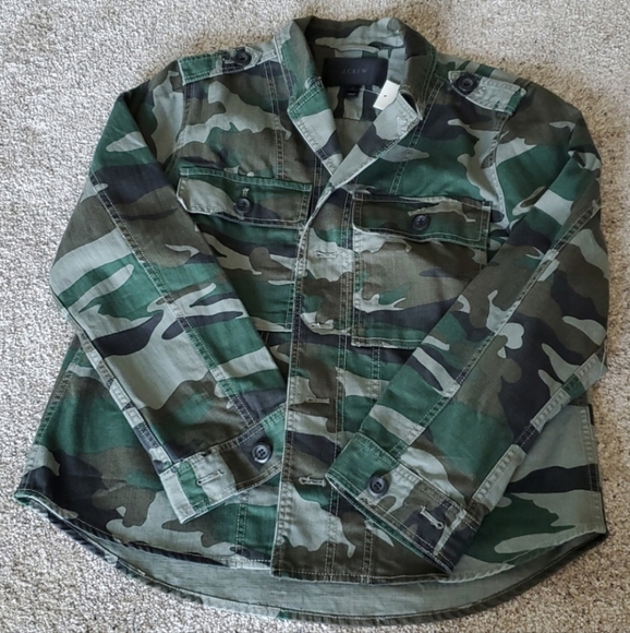 NWT J Crew Camo Jacket - Picture 3 of 9
